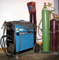 Welding services with a Miller Matic.